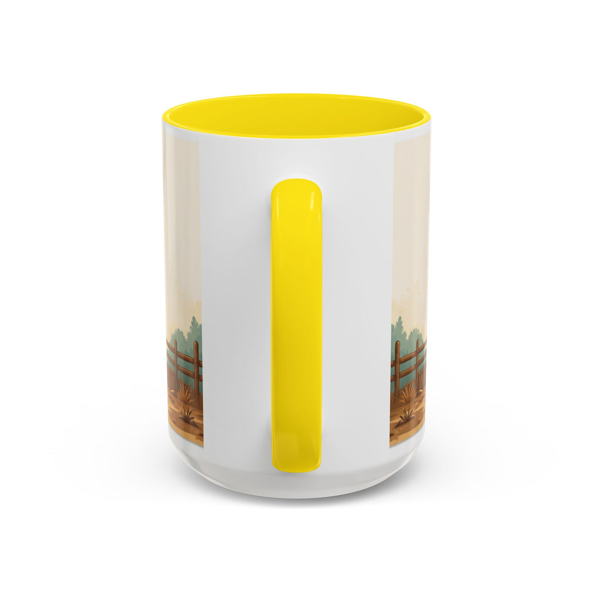 Rooster Accent Coffee Mug – Rustic Farmhouse Morning Mug