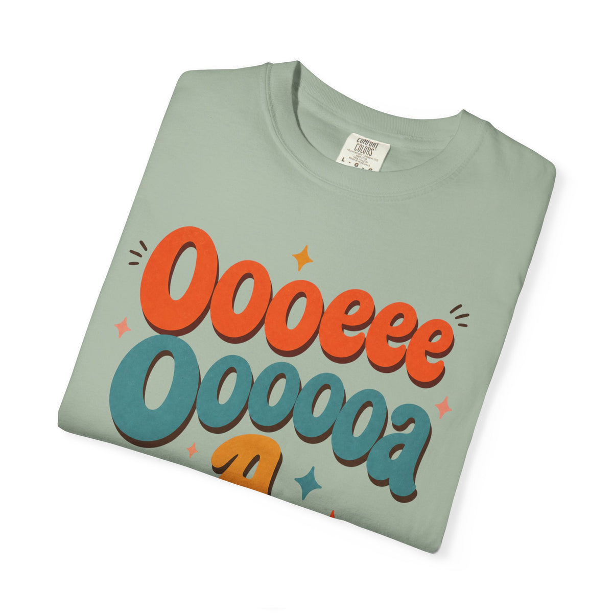 Retro Groovy Lettering Oooeee Oooooaa T-shirt | Vintage Bubble Text Shirt