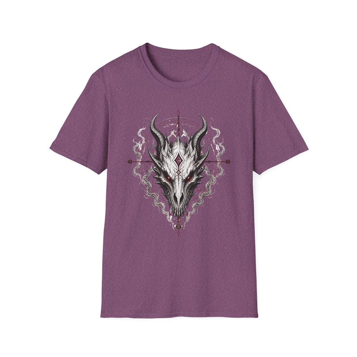 Occult Dragon Skull T-Shirt — Dark Mystical Gothic Graphic Tee