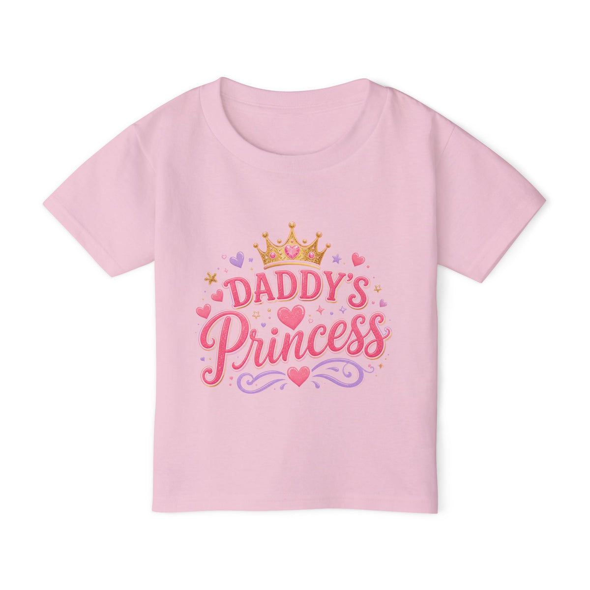 Daddy's Princess Toddler T-Shirt — Cute Pink Crown Tee for Girls