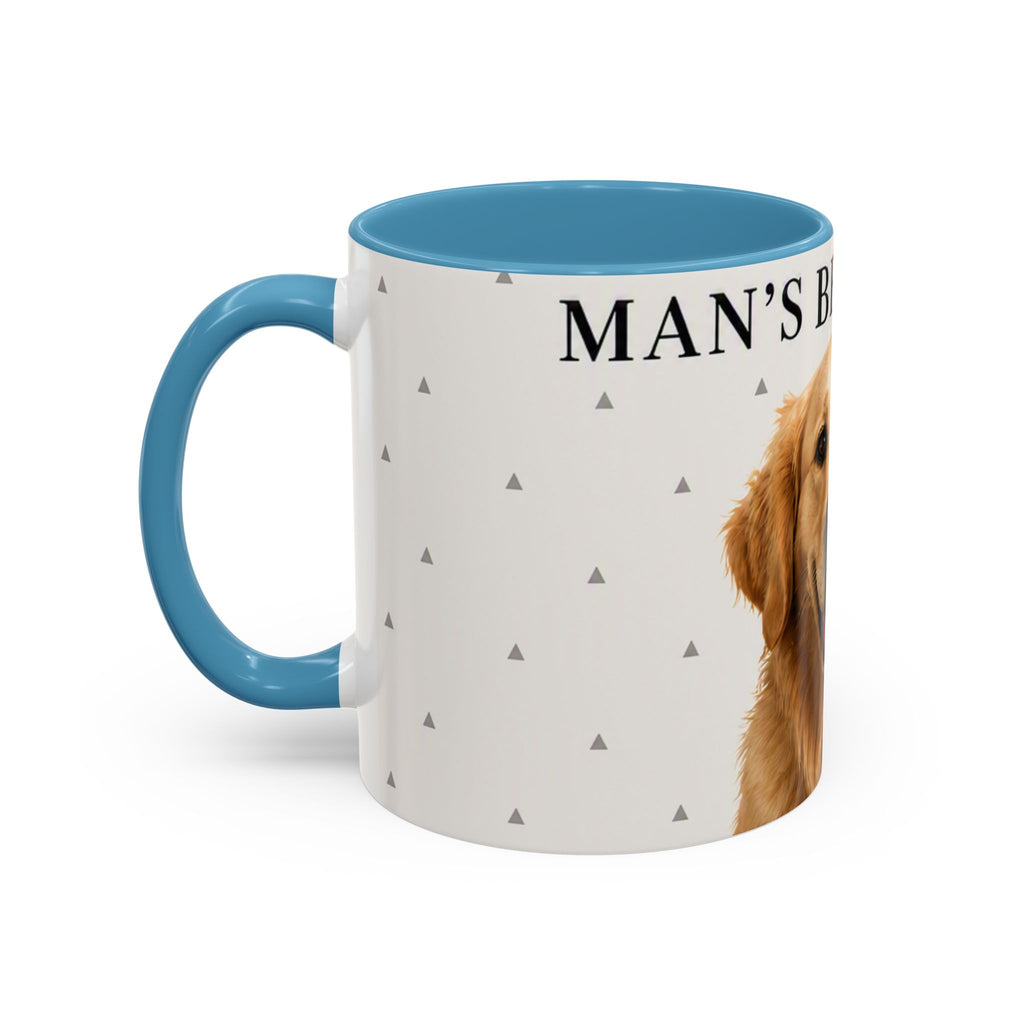 Golden Retriever 'Man's Best Friend' Accent Coffee Mug