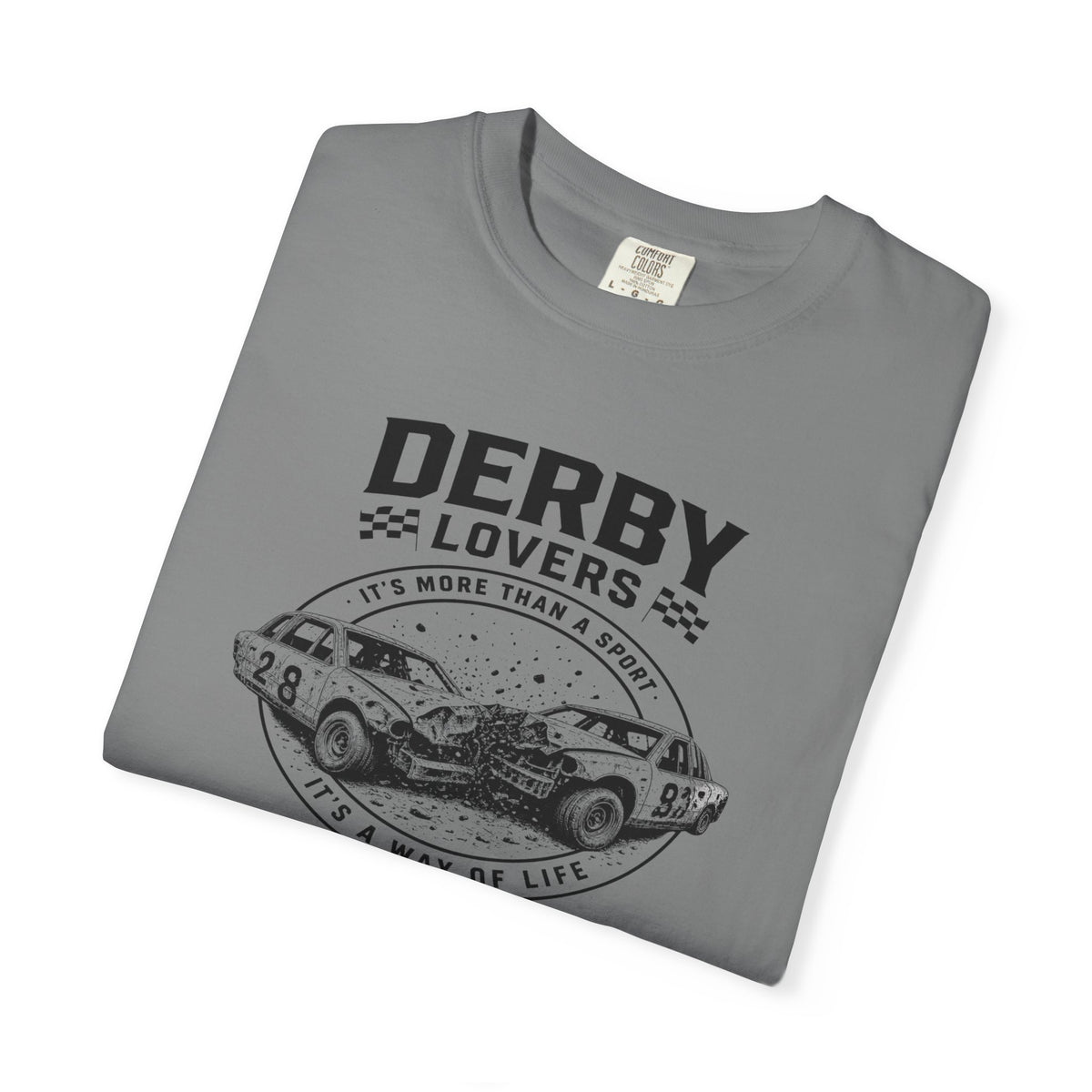 Derby Racers Illustration T-shirt | Vintage Race Car Design