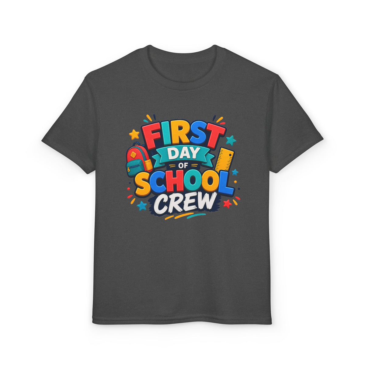First Day of School Crew Youth T-Shirt | Back to School Kids Shirt
