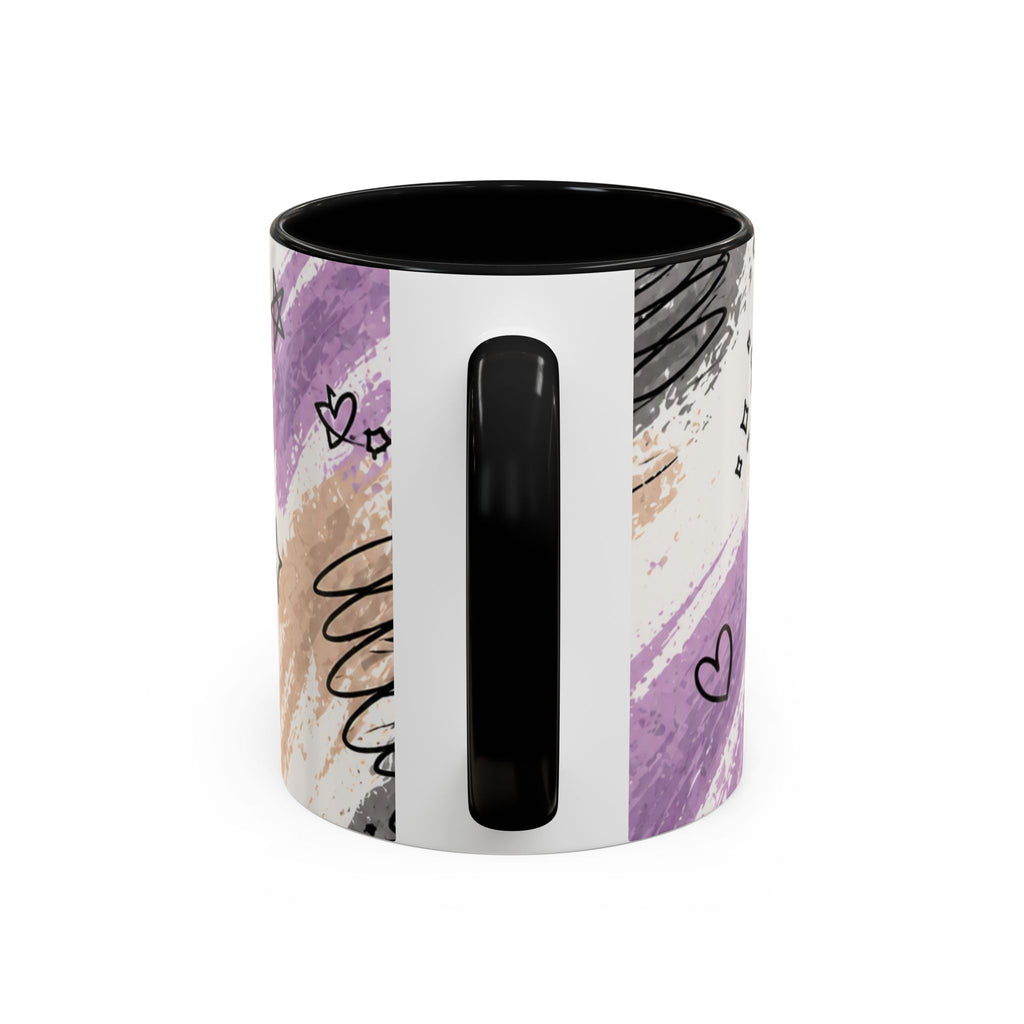 Fueled by Chaos & Caffeine Accent Coffee Mug