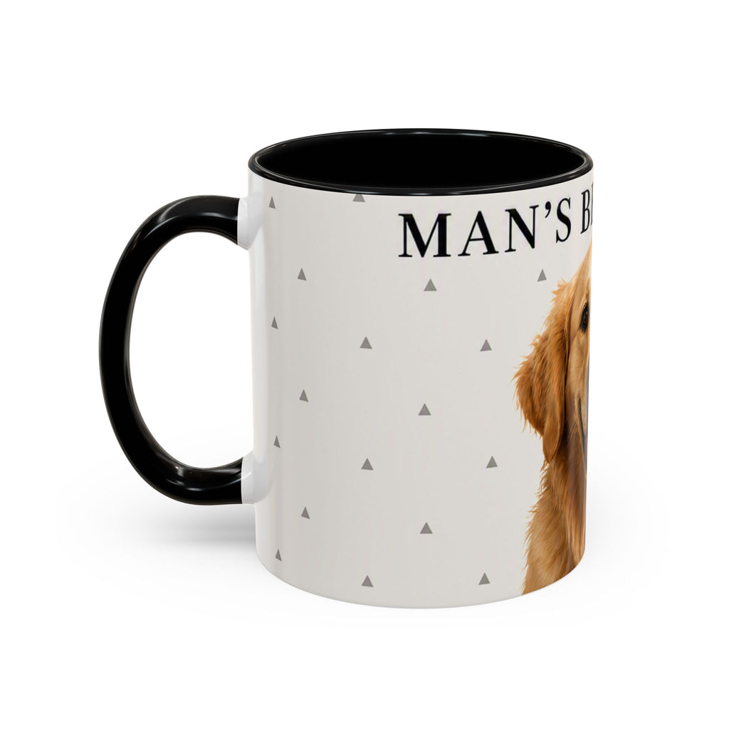 Golden Retriever 'Man's Best Friend' Accent Coffee Mug