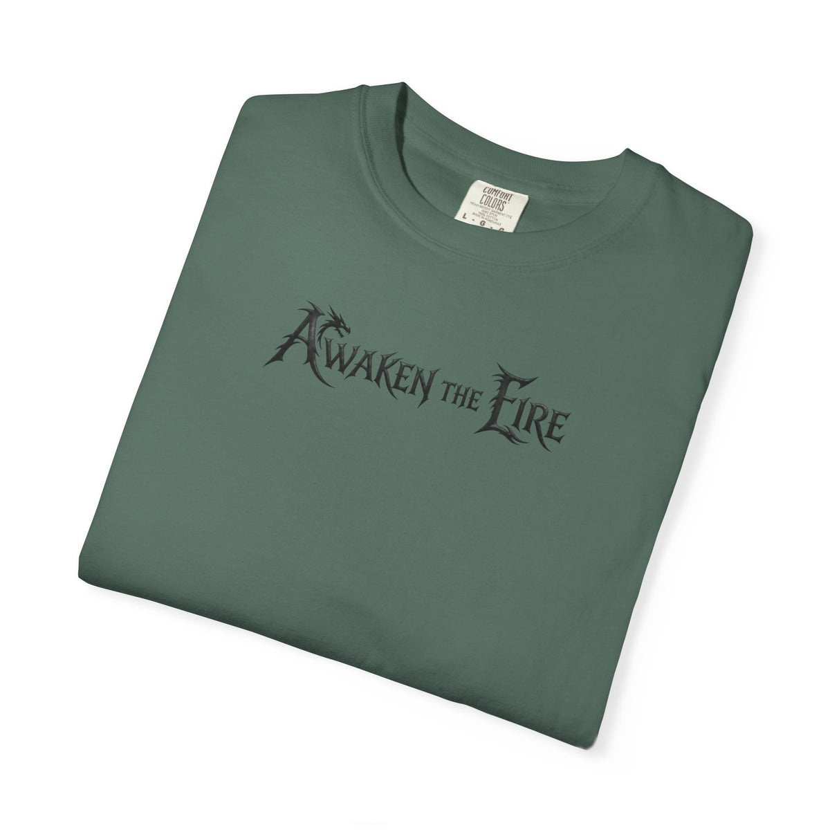 Awaken the Fire dragon T-shirt | Tribal Dragon Back Graphic