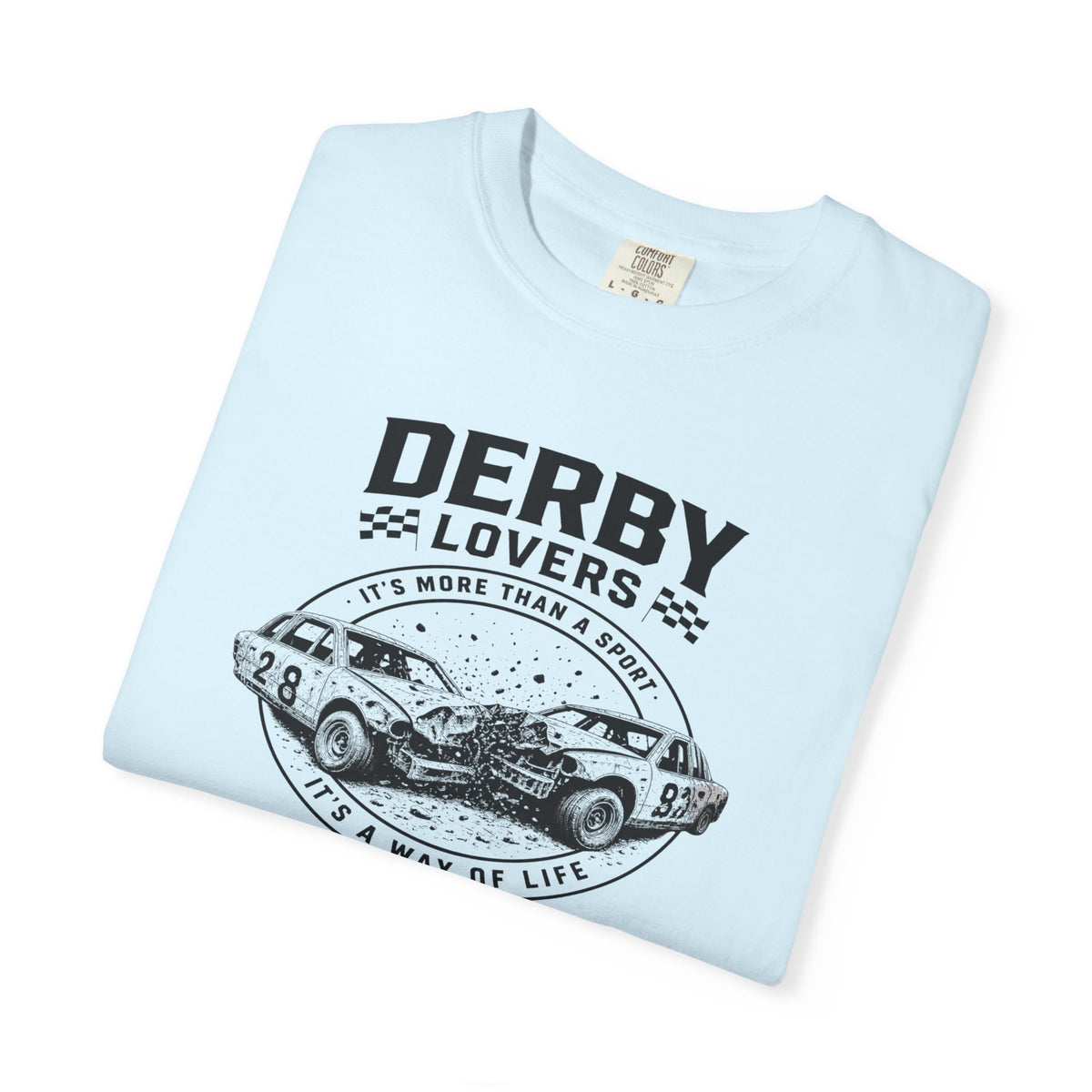 Derby Racers Illustration T-shirt | Vintage Race Car Design