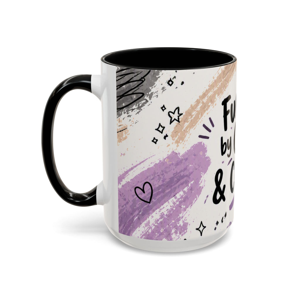 Fueled by Chaos & Caffeine Accent Coffee Mug