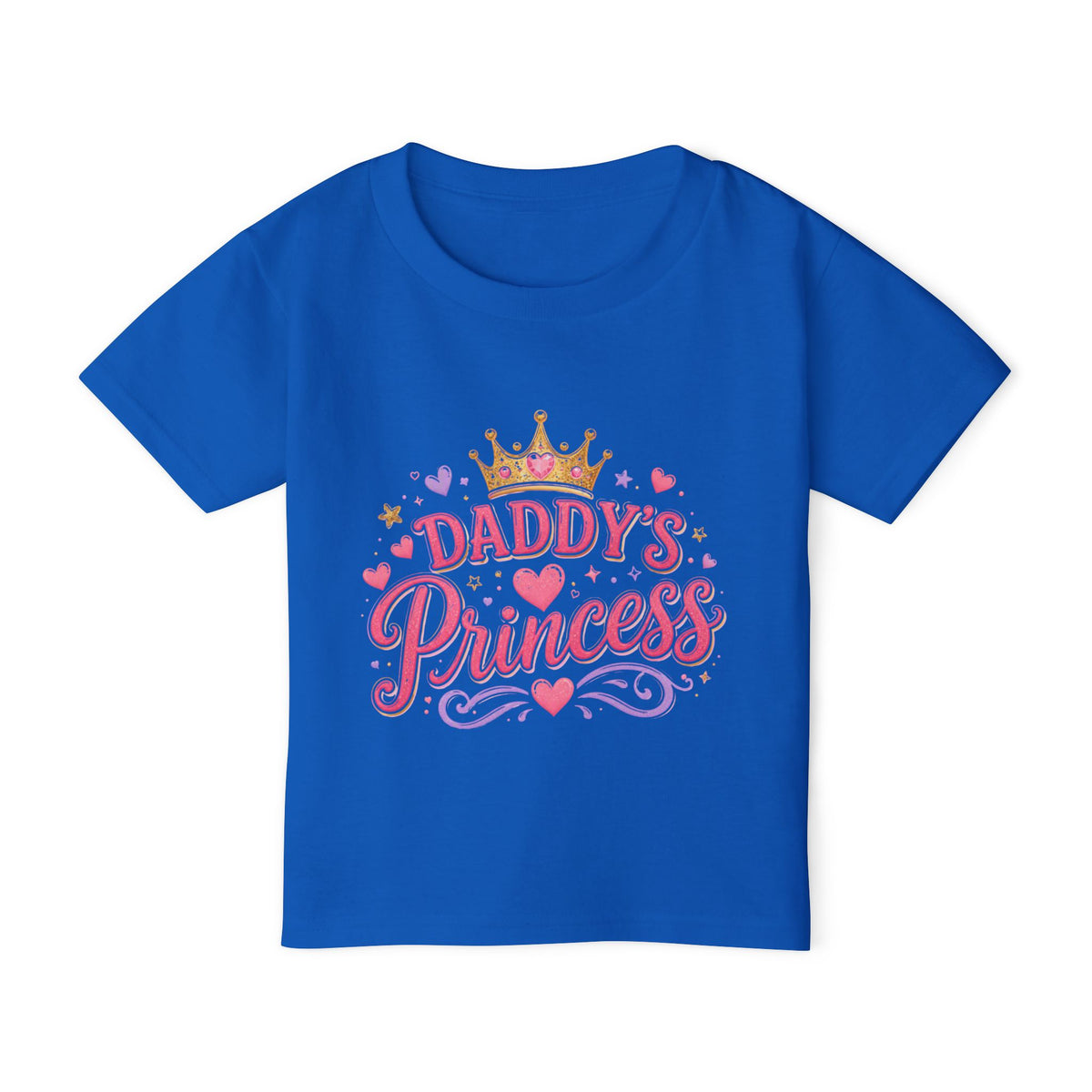Daddy's Princess Toddler T-Shirt — Cute Pink Crown Tee for Girls