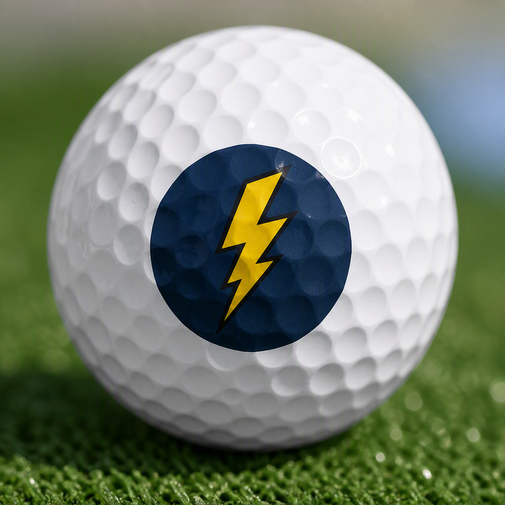 Lightning Bolt Golf Balls – 6‑Piece Set