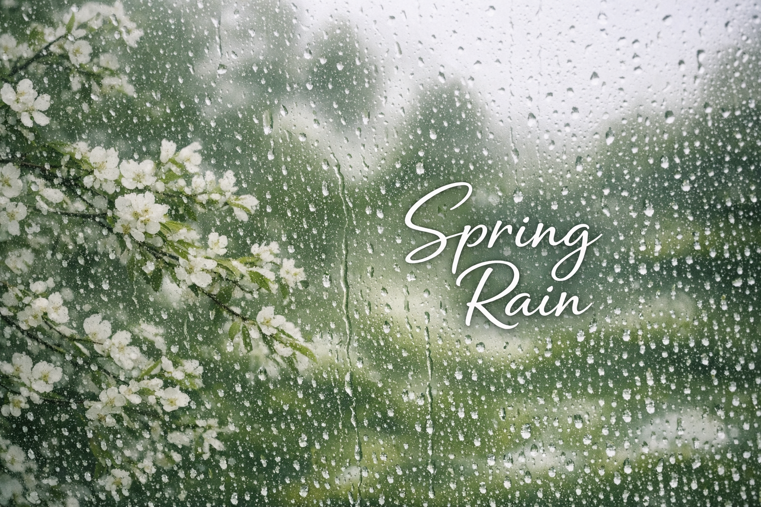 🌧️ When the Rain Comes: A Spring Affirmation for Slow, Steady Growth